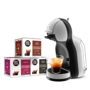 Kit Cafeteira Dolce Gusto Mini Me Cinza e Preta 30 cápsulas de café