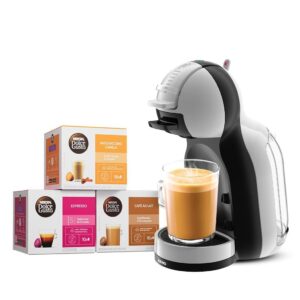 Kit Cafeteira Dolce Gusto Mini Me Cinza e Preta 30 cápsulas