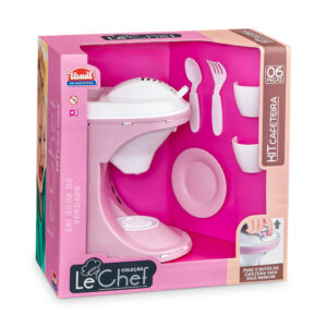 Kit Cafeteira Infantil Brinquedo Acessórios New Le Chef — Eletroportáteis