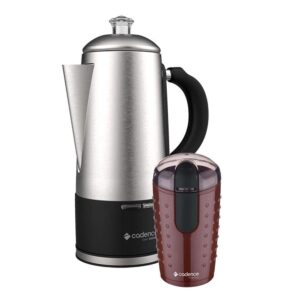 Kit Cafeteira Italiana Gran 1,5L-Moedor De Café Cadence 110V