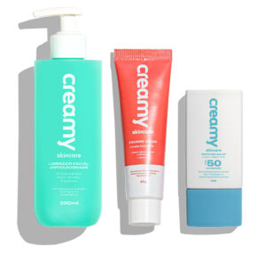 Kit Calming Cream Protetor Solar Watery Fluid Fps 50 Limpador