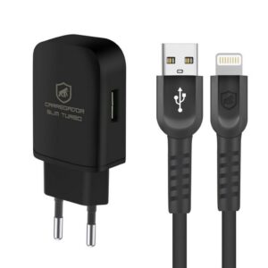 Kit Carregador turbo slim com Cabo Dual Shock Lightning iPhone