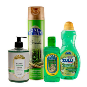Kit Casa Limpa Coala Zulu Perfumes Bambu