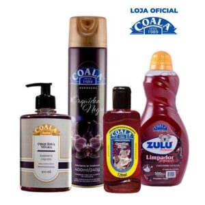 Kit Casa Limpa Coala Zulu Perfumes Orquídea Negra