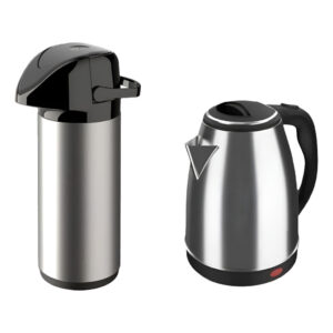 Kit Chaleira Jarra Elétrica 1,8l Garrafa Térmica Inox Verona 1,8