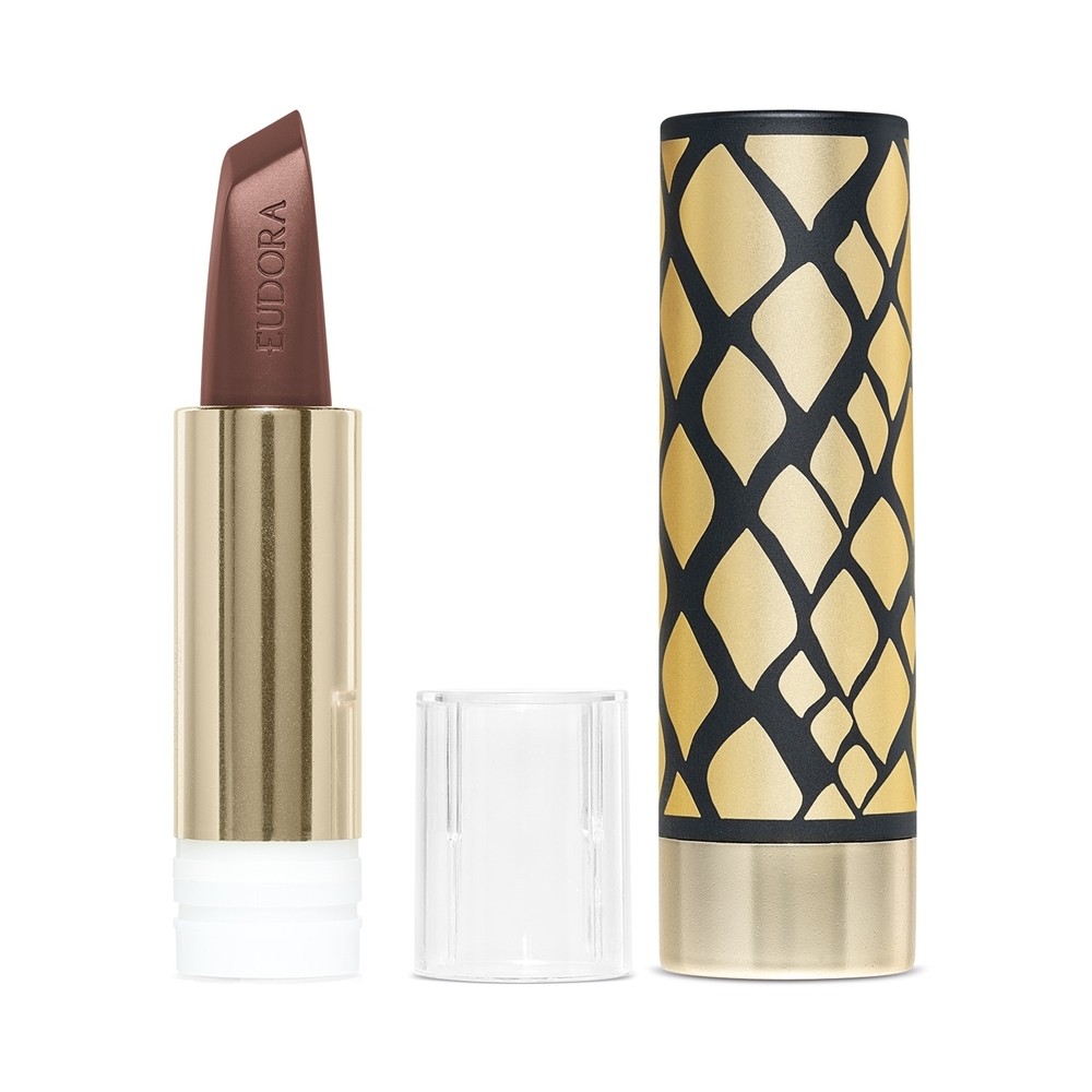Kit Chique e Determinada: Batom Marrom 3,4g Case Preto — Maquiagem