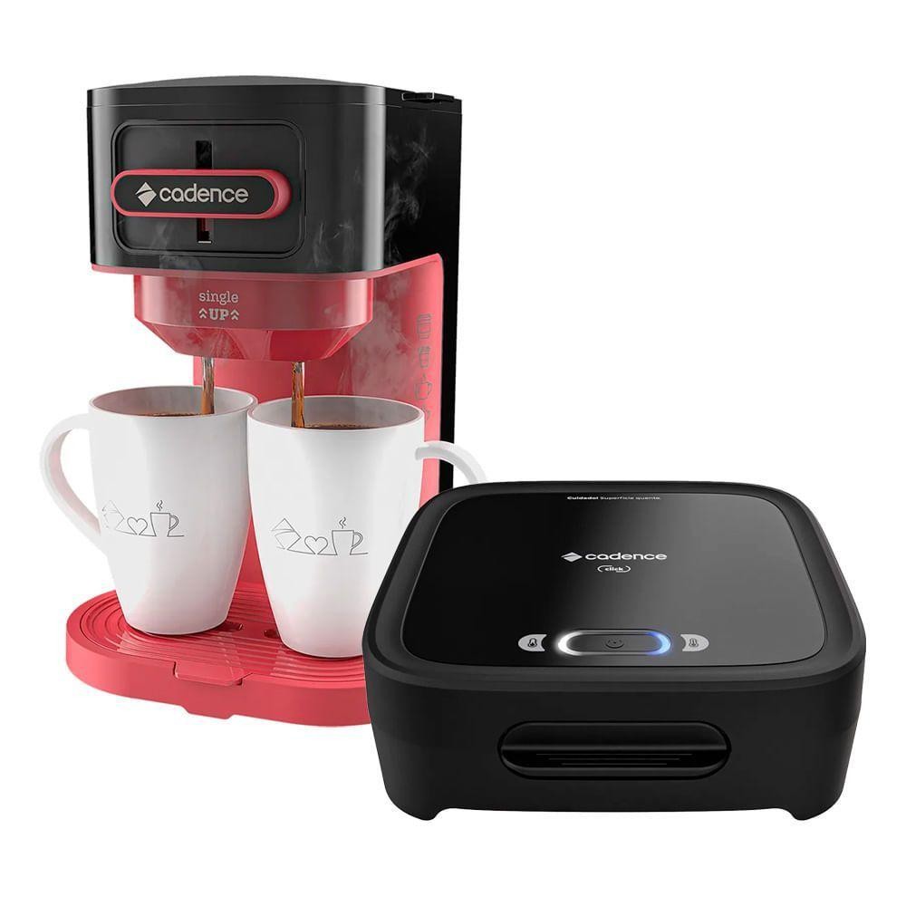 Kit Click Cadence Sanduicheira E Cafeteira Single Up 110V