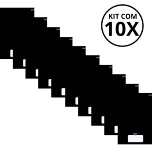 Kit Com 10 Caderno Brochura 96 Fls Pautado Capa Dura Stiff Kits:kit 05