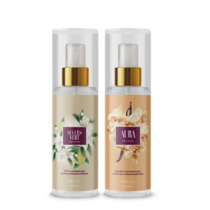 Kit Com 2 Body Splash Succes Vert Aura 200ML Primacial Perfume Floral