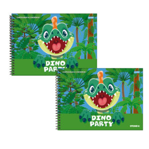 Kit com 2 Cadernos De Desenho 80 Folhas Stone Jandaia