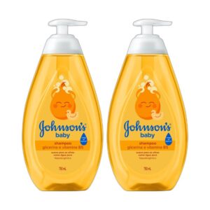 Kit com 2 Shampoos Johnson's Baby Regular 750ml