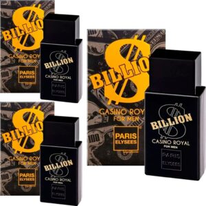 Kit Com 3 Perfumes Paris Elysees Billion Casino Royal 100ml — Perfumes