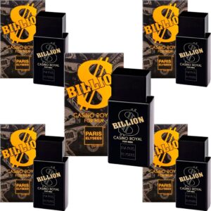 Kit Com 5 Perfumes Paris Elysees Billion Casino Royal 100ml