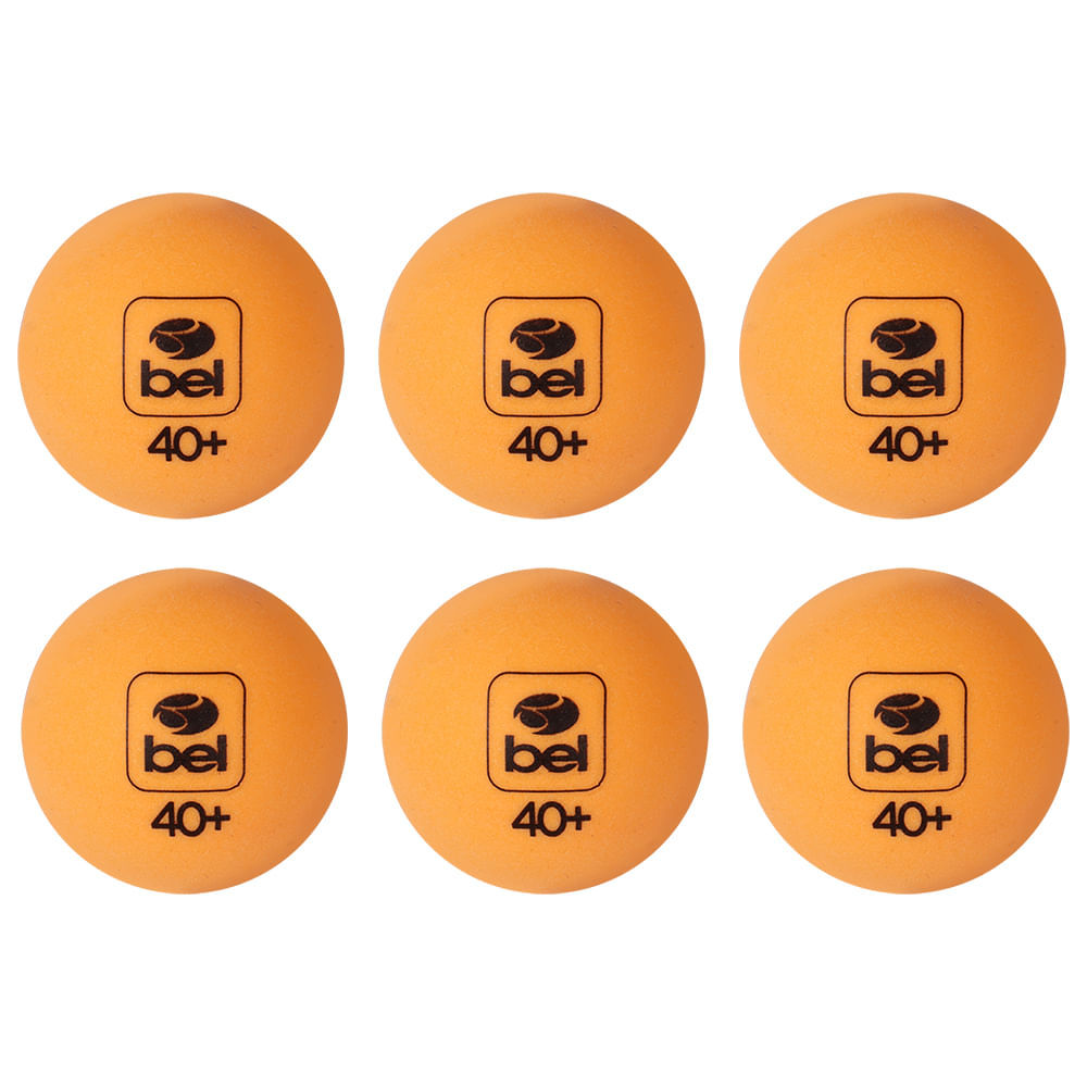 Kit com 6 Bolinhas de Tênis de Mesa Bel