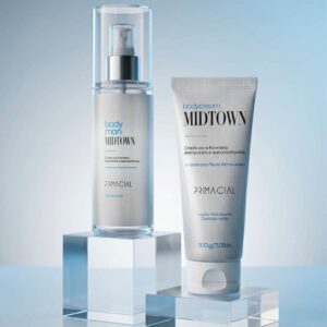 Kit Com Body Splash Midtown Hidratante Desodorante Masculino 200G
