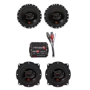 Kit Completo Jbl Flex 4 5 Pol e 6 Pol Amplificador Stetsom 160W Rms