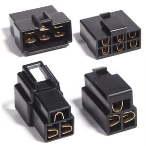 Kit Conector Technoise com Trava 6 Vias e 3 Vias para Chicote Som