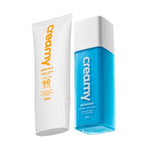 Kit Creamy Skincare Protetor Solar Facial Fps 60 Glicólico