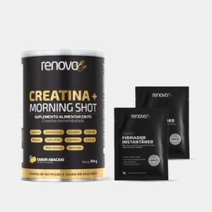 Kit Creatina Morning Shot Renova Be 3 Sachês Sérum Firmador