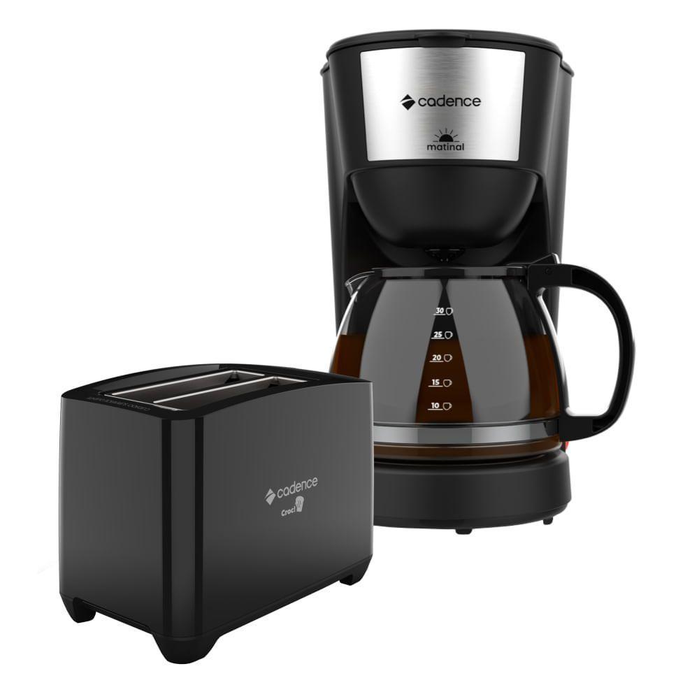 Kit Croc Cadence Cafeteira Matinal E Torradeira Croc 220V — Eletroportáteis
