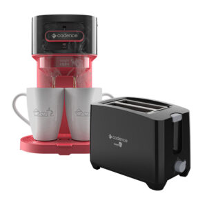 Kit Croc Cadence Cafeteira Single Up e Torradeira Croc