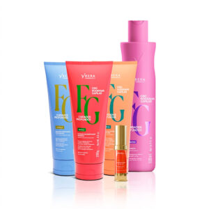 Kit Cronograma Capilar Shampoo 500ml Óleo de mirra 15ml
