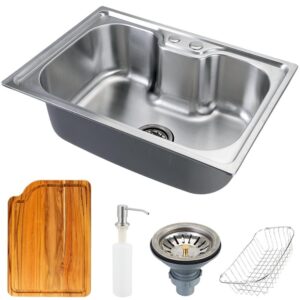 Kit Cuba para Cozinha Gourmet Pia Aço Inox com Acessórios, Tábua de