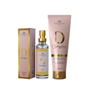 Kit D By Denise Lemos Perfume 15ml Hidratante Floral Elegante para o