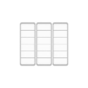 Kit de colmeia organizadora Ou 3 peças 35×12,5×7,5 Linha Logic Natural