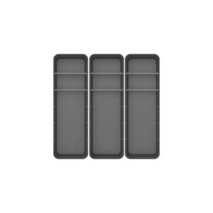 Kit de organizador de gavetas com 2 divisórias Ou 3 peças Linha Logic