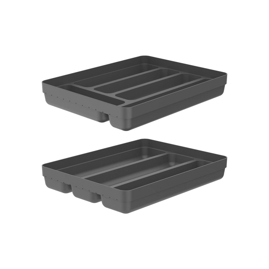 Kit de organizador de talheres e utensílios Ou 2 peças Chumbo