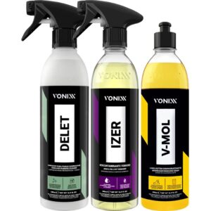Kit Descontaminante Ferroso Izer Shampoo Xampo Delet Restaurador DE