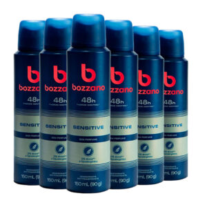 Kit Desodorante Aerosol Bozzano Sem Perfume 90g 6 unidades