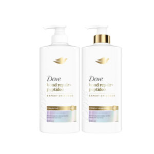 Kit Dove Shampoo 600ml Condicionador 600ml Bond Repair Peptídeo