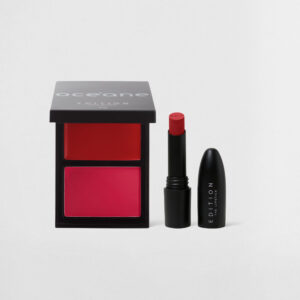 Kit Duo Blush Cherry Paint Batom Red Kiss Océane Edition