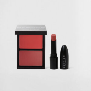 Kit Duo Blush Coral Paint Batom Nude Pink Océane Edition