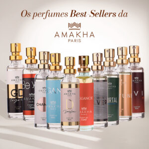 Kit Edição 2 10 Perfumes Best Sellers 15ml Amakha Paris