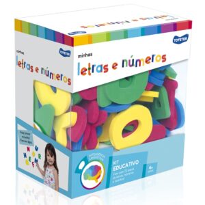 Kit Educativo Minhas Letras E Números Toyster Brinquedo Infantil