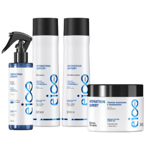 Kit Eico Pro Hydration Expert Shampoo Condicionador 300ml Máscara