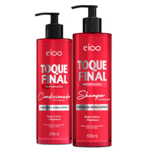 Kit Eico Toque Final Reparação Shampoo Condicionador 515ml