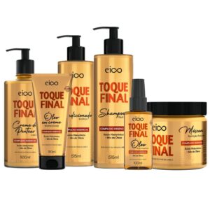 Kit Eico Toque Final Shampoo 515ml Condicionador 515ml Creme de