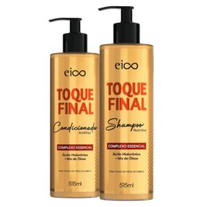 Kit Eico Toque Final Shampoo Condicionador Antifrizz Mix de Óleos