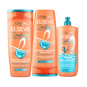 Kit Elseve Cachos dos Sonhos Shampoo 400 ml Condicionador 400 ml