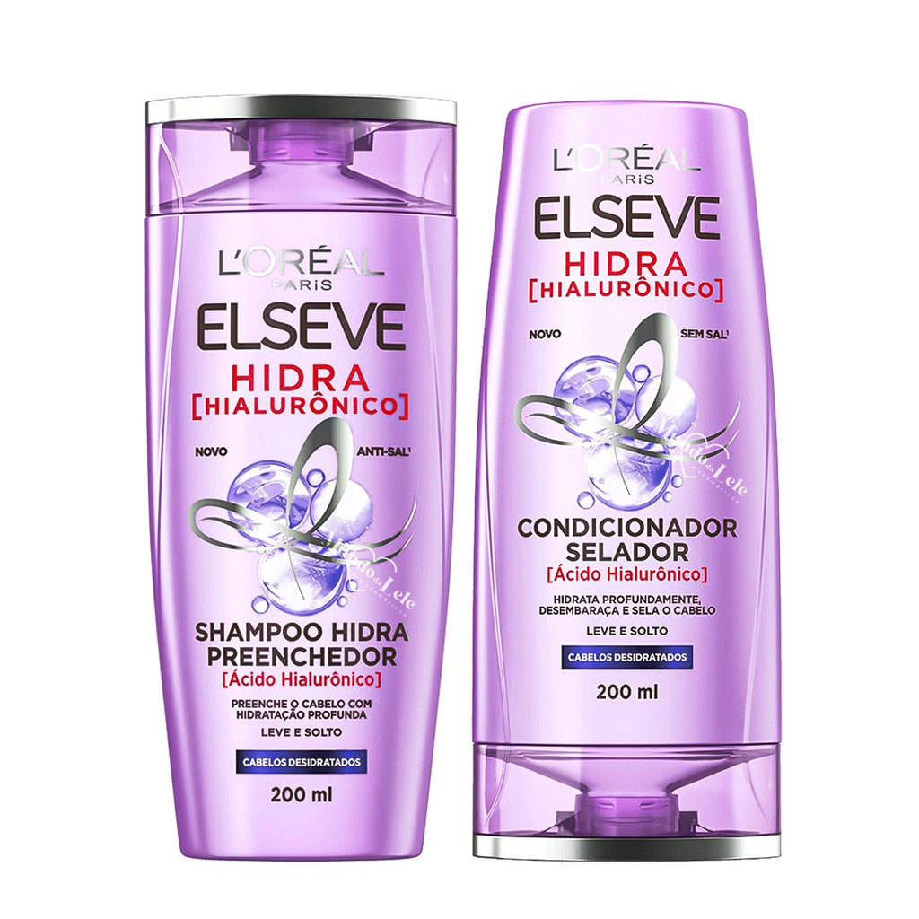 Kit Elseve Hidra Hialurônico Shampoo Condicionador Loréal