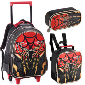Kit Escolar Mochila Estojo Lancheira Passeio Infantil Menino — Bolsas e Mochilas