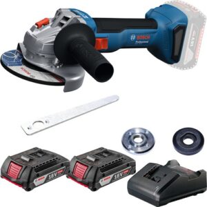 Kit Esmerilhadeira Bosch Gws 2 Baterias 2 Ah Carregador