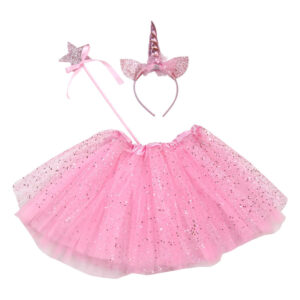 Kit Fantasia Infantil Play&Fun Unicórnio 3 Peças Item Sortido