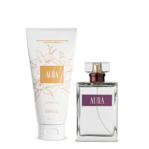 Kit Feminino Aura Creme Hidratante 200G Perfume 100ML Primacial