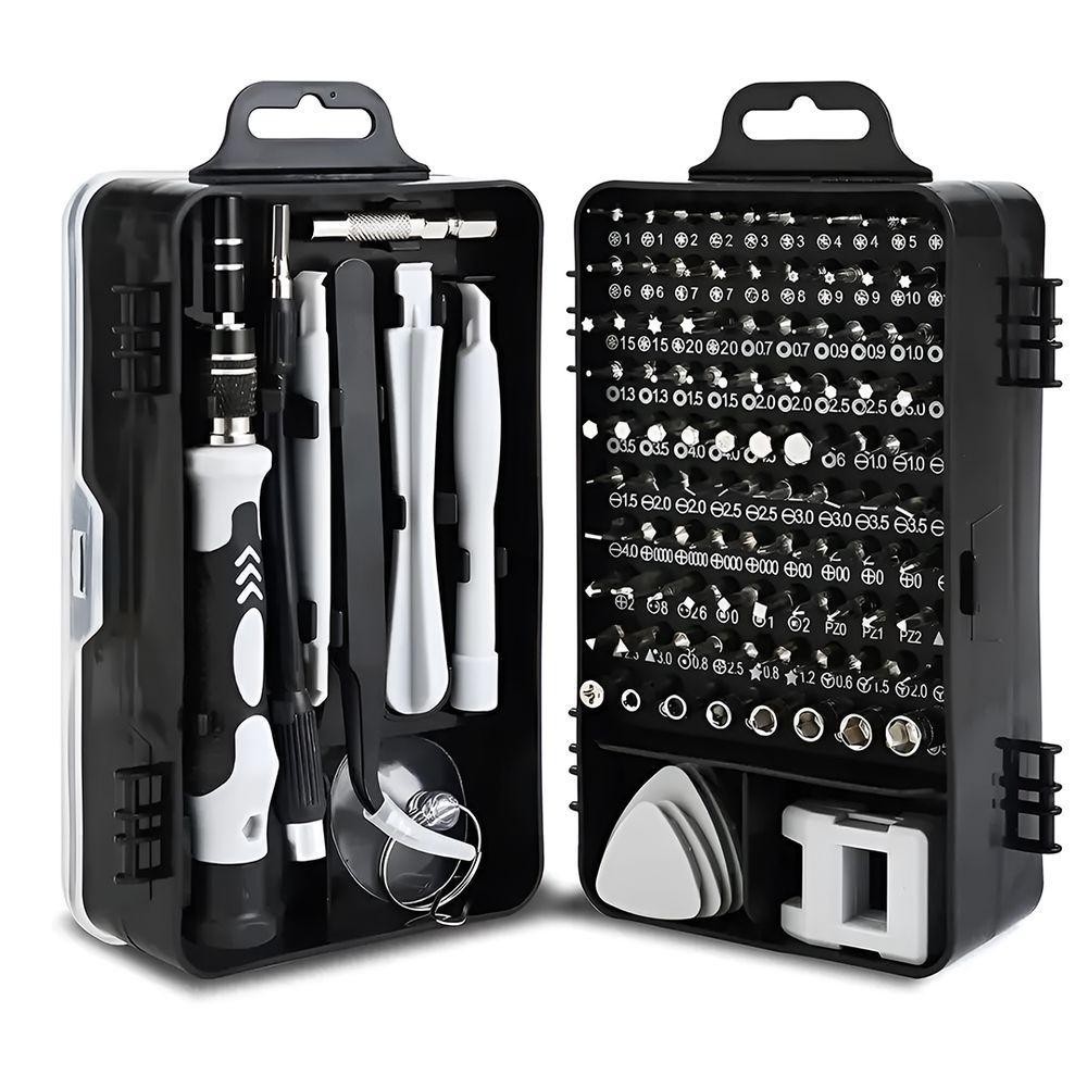 Kit Ferramentas 115 Peças Chave De Fenda De Precisão Para Pcs
