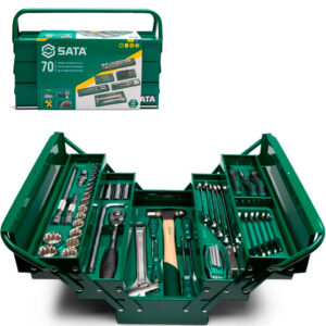 Kit Ferramentas Completo 70 Peças Sata Para Mecânica e Uso Doméstico